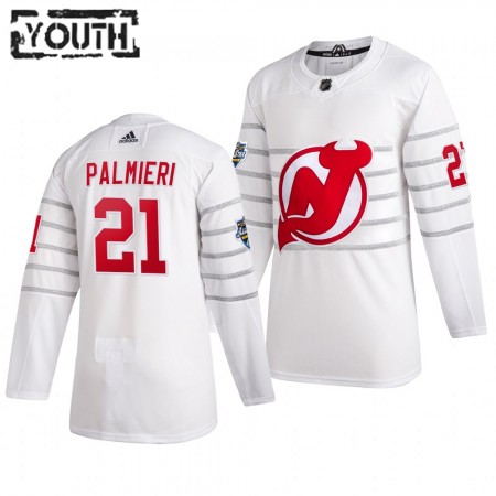 Camisola New Jersey Devils Kyle Palmieri 21 Cinza Adidas 2020 NHL All-Star Authentic - Criança
